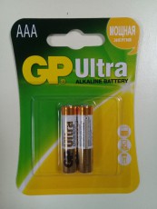 Батарея GP 24AU-LR03 ULTRA Alkaline (2*AAA) - Магазин "Игровой Мир" - Приставки, игры, аксессуары. Екатеринбург
