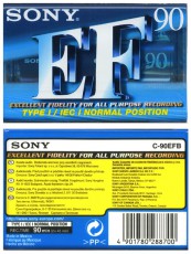 Аудиокассета Sony EF90 (1999) - Магазин "Игровой Мир" - Приставки, игры, аксессуары. Екатеринбург