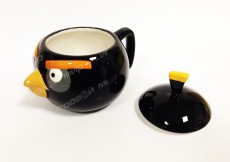 Кружка доломит. Angry Birds 3D черная птица 285 мл - Магазин "Игровой Мир" - Приставки, игры, аксессуары. Екатеринбург