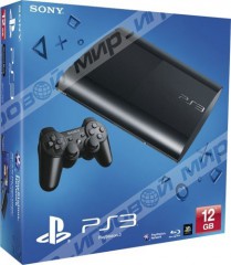 Sony PlayStation 3 Super Slim 12Gb Black - Магазин "Игровой Мир" - Приставки, игры, аксессуары. Екатеринбург